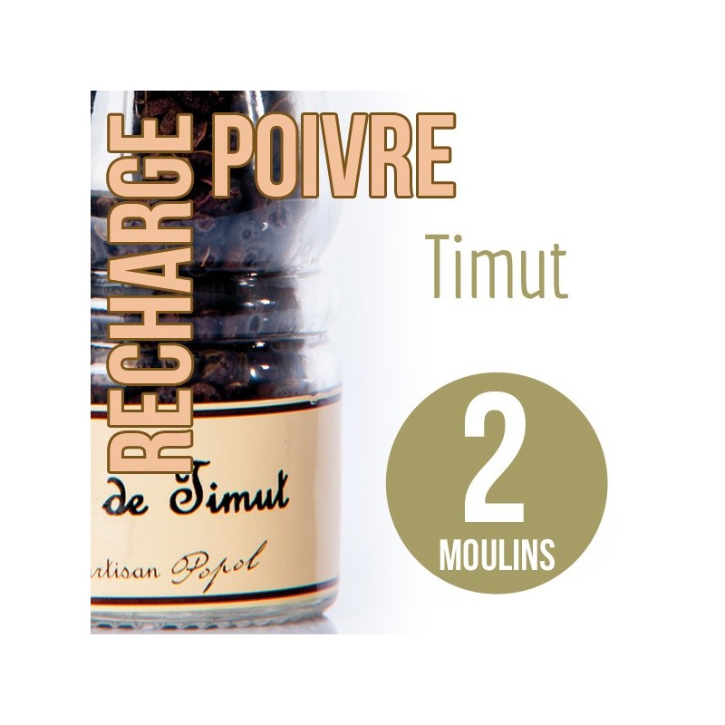 Baie timut recharge 2 moulins 60g Baie timut recharge 2 moulins 60g