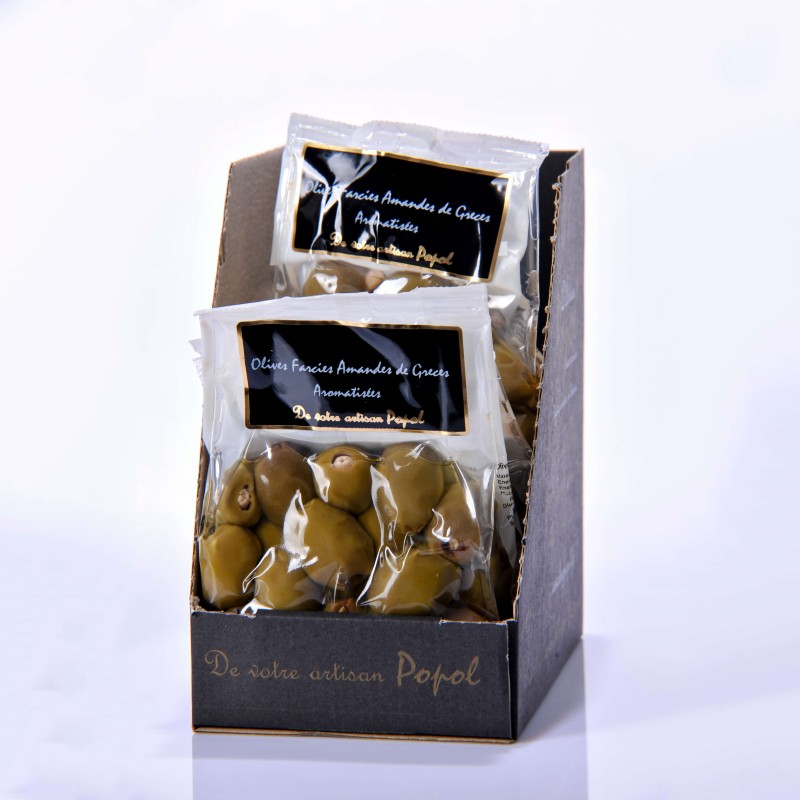 Olives farcies Amandes de Grèce aromatisées 200g