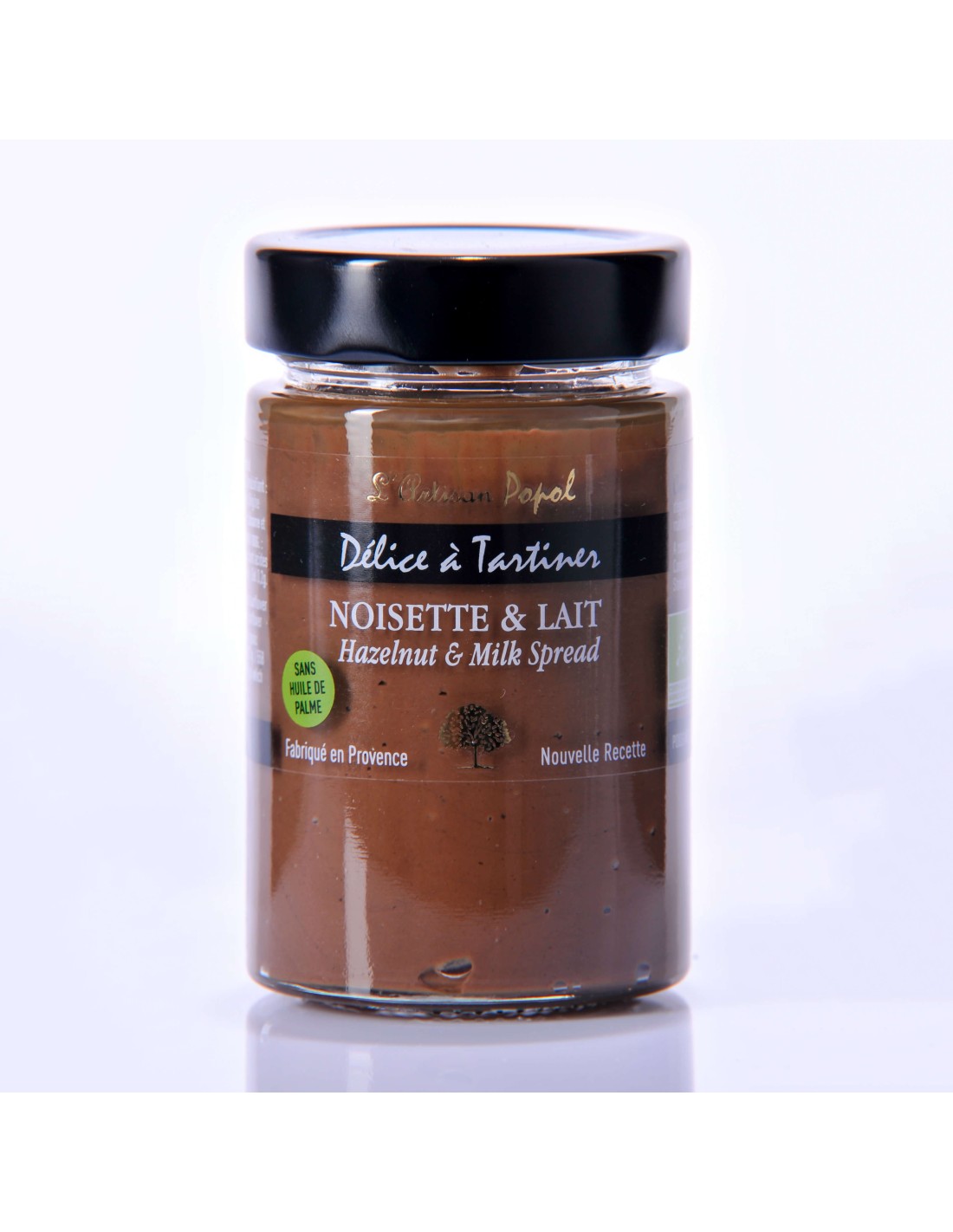 Lait Noisette sans sucre ajouté - Pâte à Tartiner - 250g